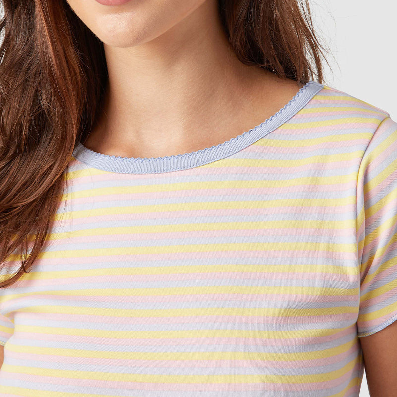 Light yellow striped pajamas