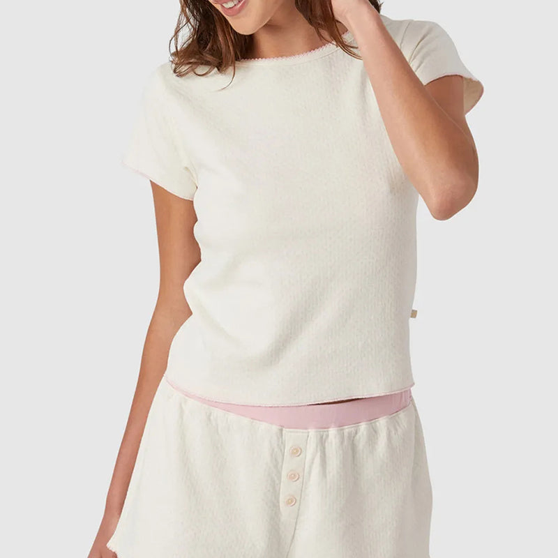 White pajamas t-shirt