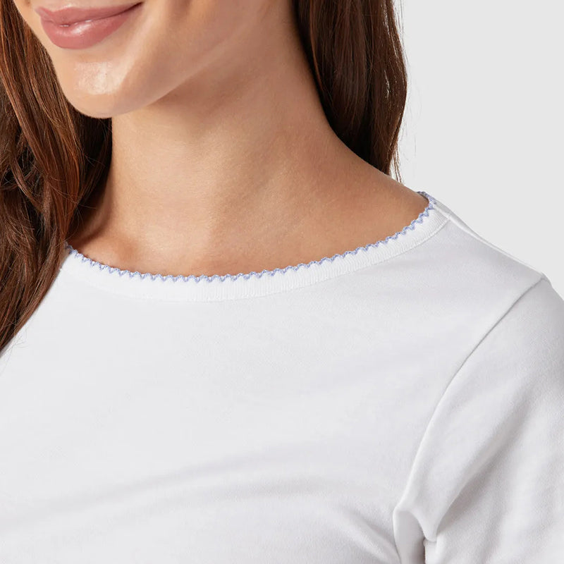 Pure white pajamas