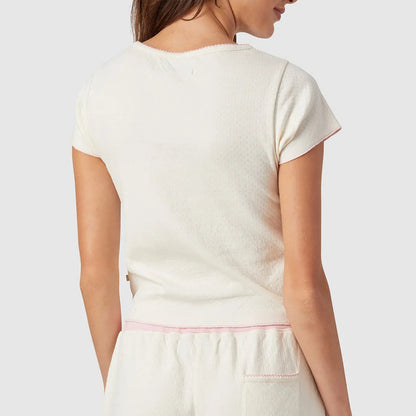 White pajamas t-shirt