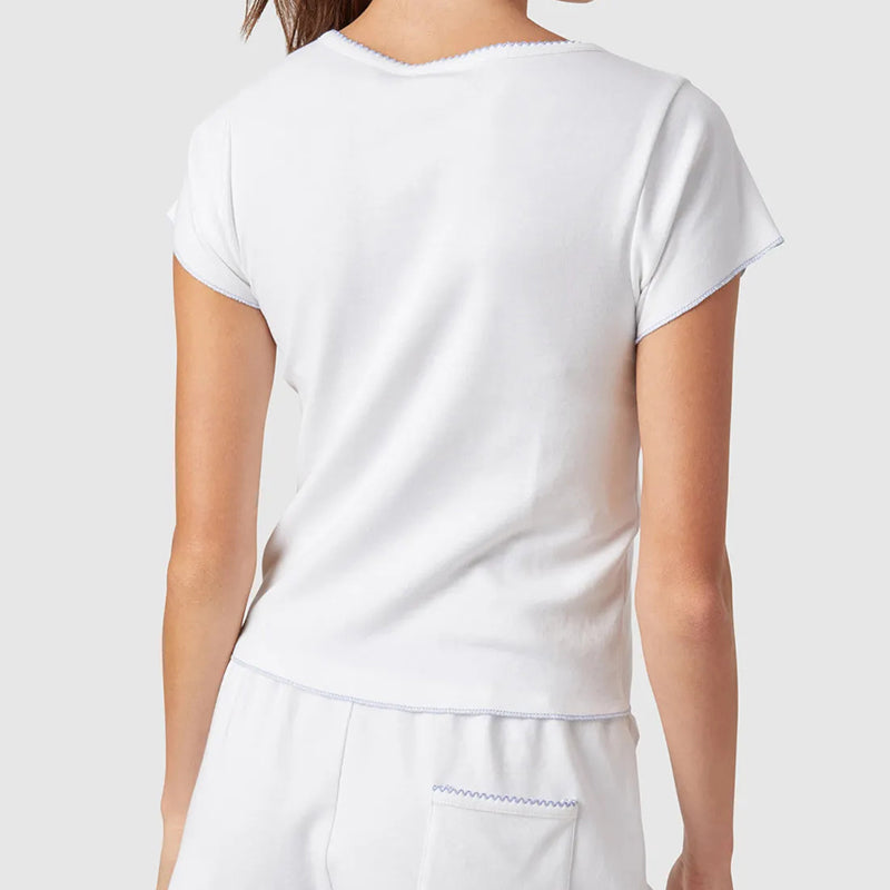 Pure white pajamas