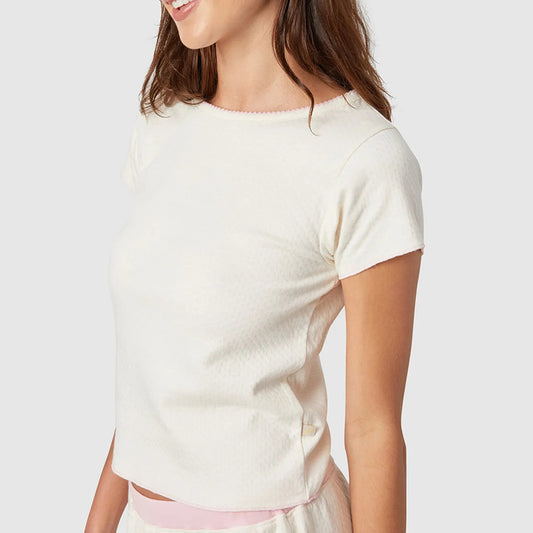 White pajamas t-shirt